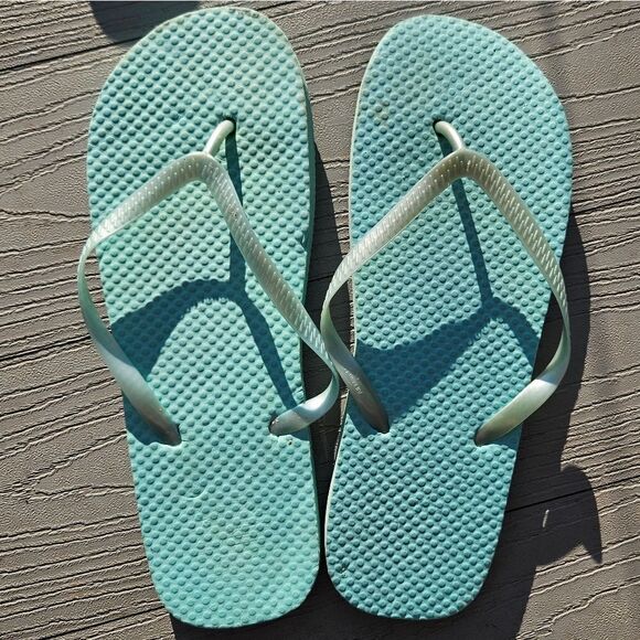 Flip flops summer bundle of 6 womens size 8 - Picture 7 of 14